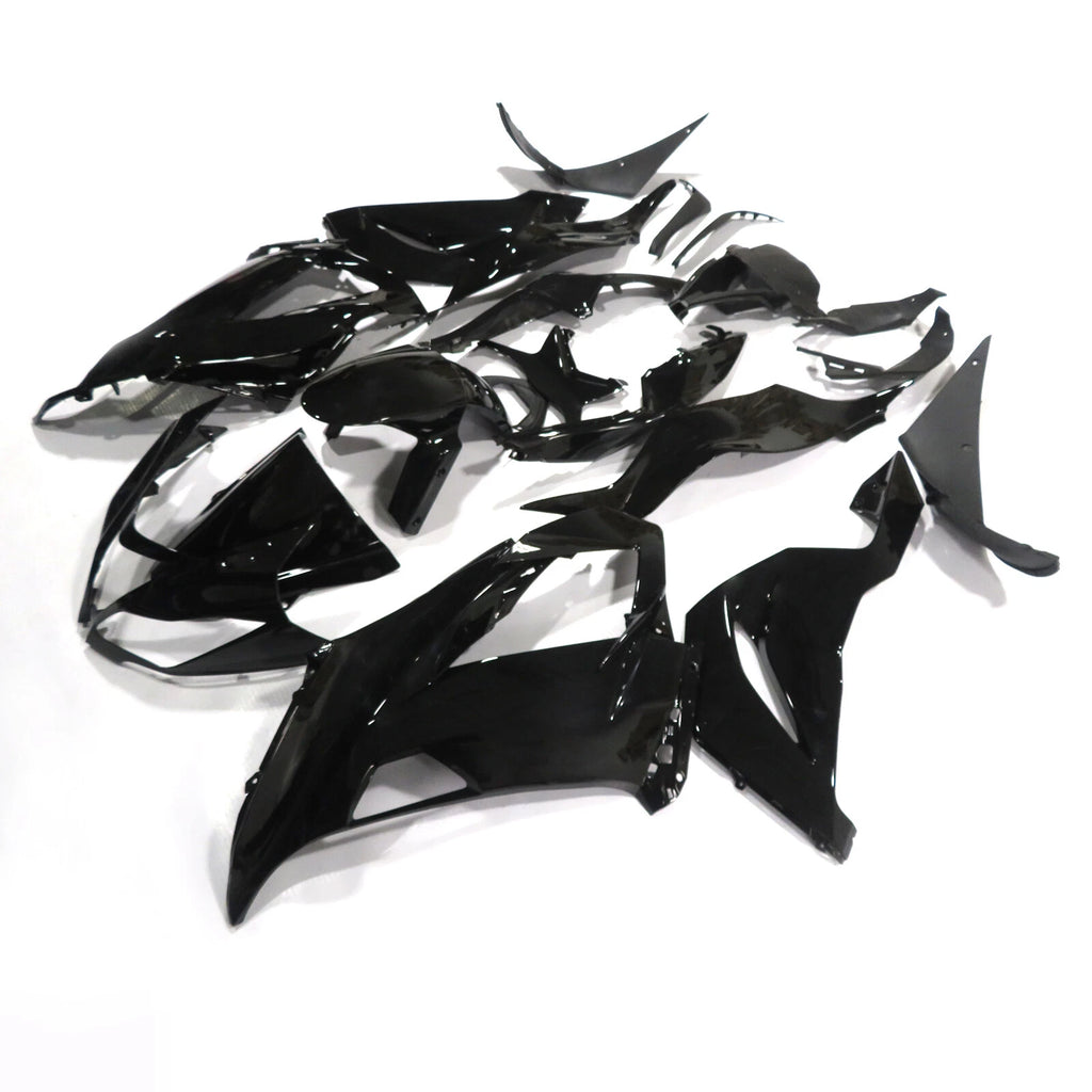 Glossy Black Fairing Kit for Kawasaki Ninja ZX-6R (2013–2018)