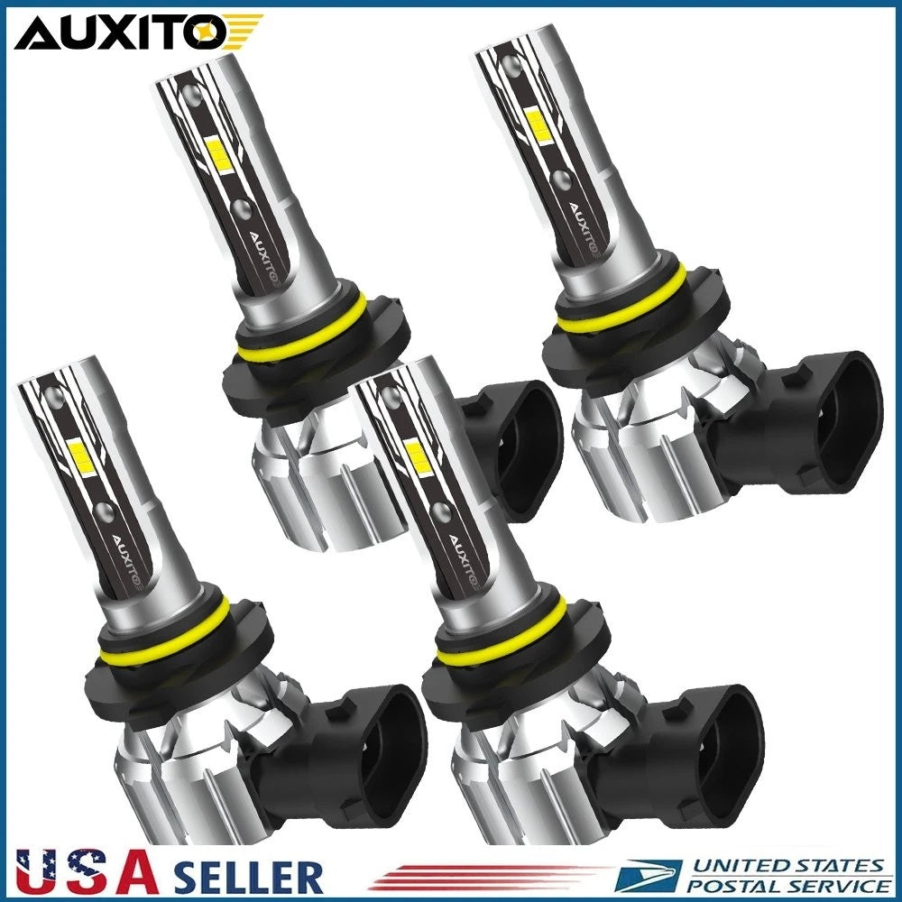 2X 9005 + 9006 LED Headlight Kit for Hi/Low Beam (120000LM, 6500K)