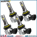 2X 9005 + 9006 LED Headlight Kit for Hi/Low Beam (120000LM, 6500K)