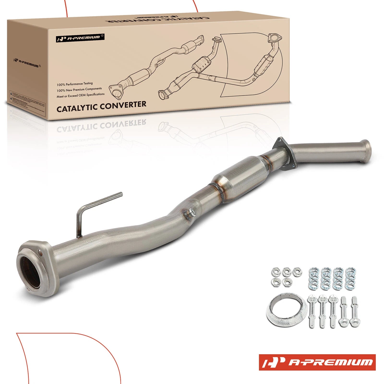 Catalytic Converter Center for Chevrolet Trailblazer GMC Envoy (2002–2005)