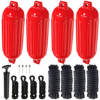 Set of 4 Boat Fenders for (6.5" x 23")