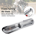 Front Fairing Air Vent Trim for Harley Touring Street Glide Electra Glide (2014–2024) Chrome