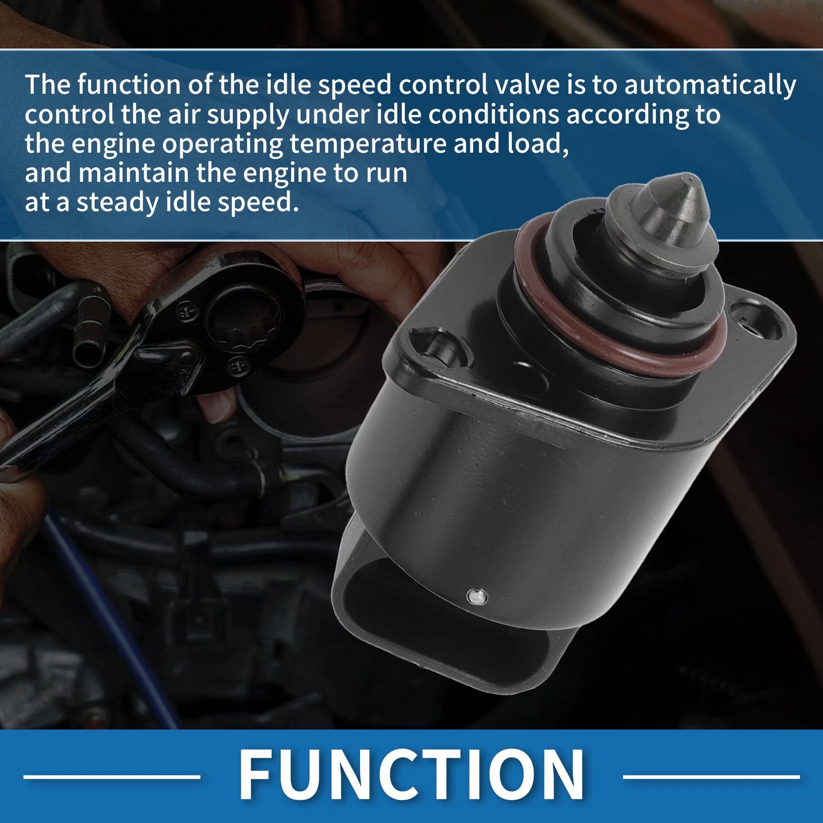 Idle Air Control Valve for Chevrolet Aveo (2004–2010) No. 93740918