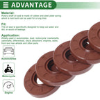 Set of 5 Oil Seal Rotary Shaft Seal FKM Rubber 17x40x7mm