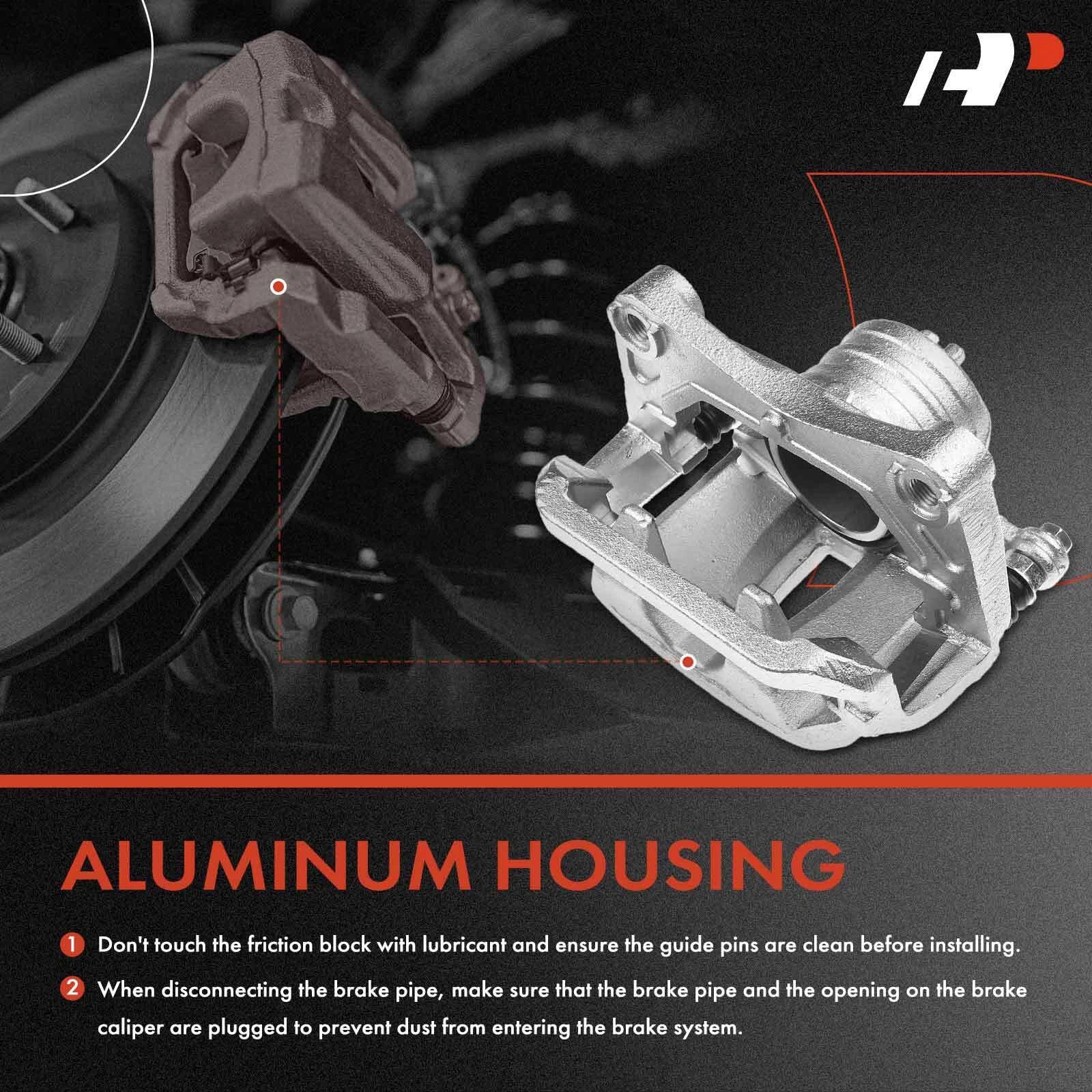Front Disc Brake Calipers and Pads for Infiniti FX45 (2003â2005)