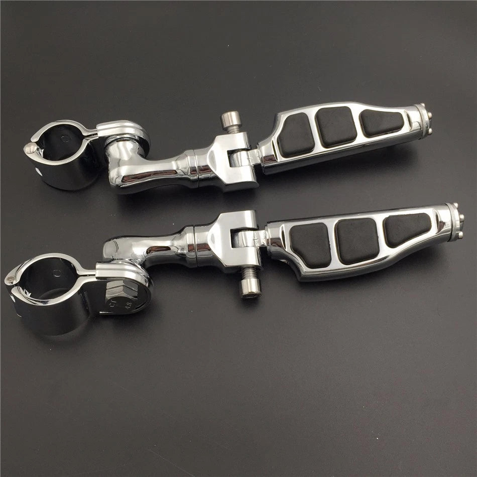 Chrome 1" SA FootPeg for Honda GoldWing VTX1300 Shadow Valkyrie (2001–2010)