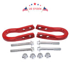 Set of 2 Recovery Tow Hooks for GMC Canyon Colorado (2017–2021) - Red