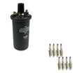 NGK Ignition Coil & 8 Nickel Spark Plugs Kit for Caprice Corvette Monte Carlo