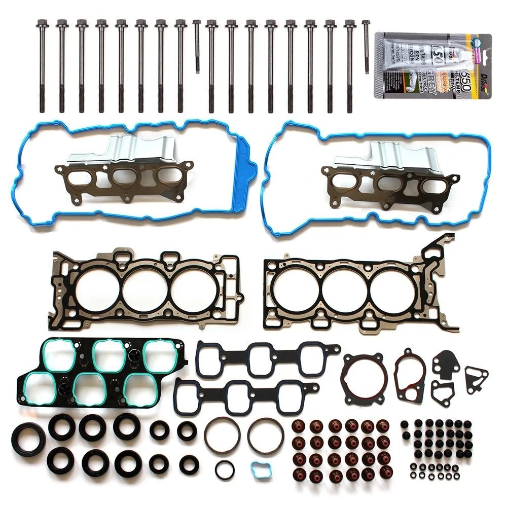 Set of 12 Cylinder Head Gasket Bolts for Buick GMC Saturn 3.6L V6 (2007–2008)