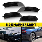 Set of 4 Smoked Front Rear Bumper Side Marker Lights for Mazda MX-5 Miata (2016–2022)