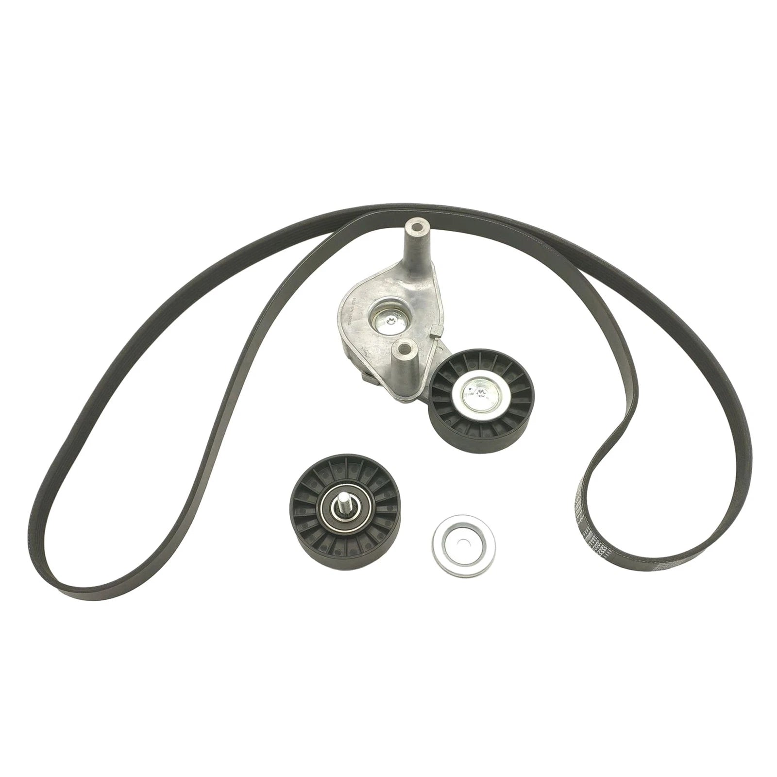 Serpentine Belt Tensioner Pulley Kit for Hyundai Tucson Tiburon Santa Fe Sonata (1999–2009)