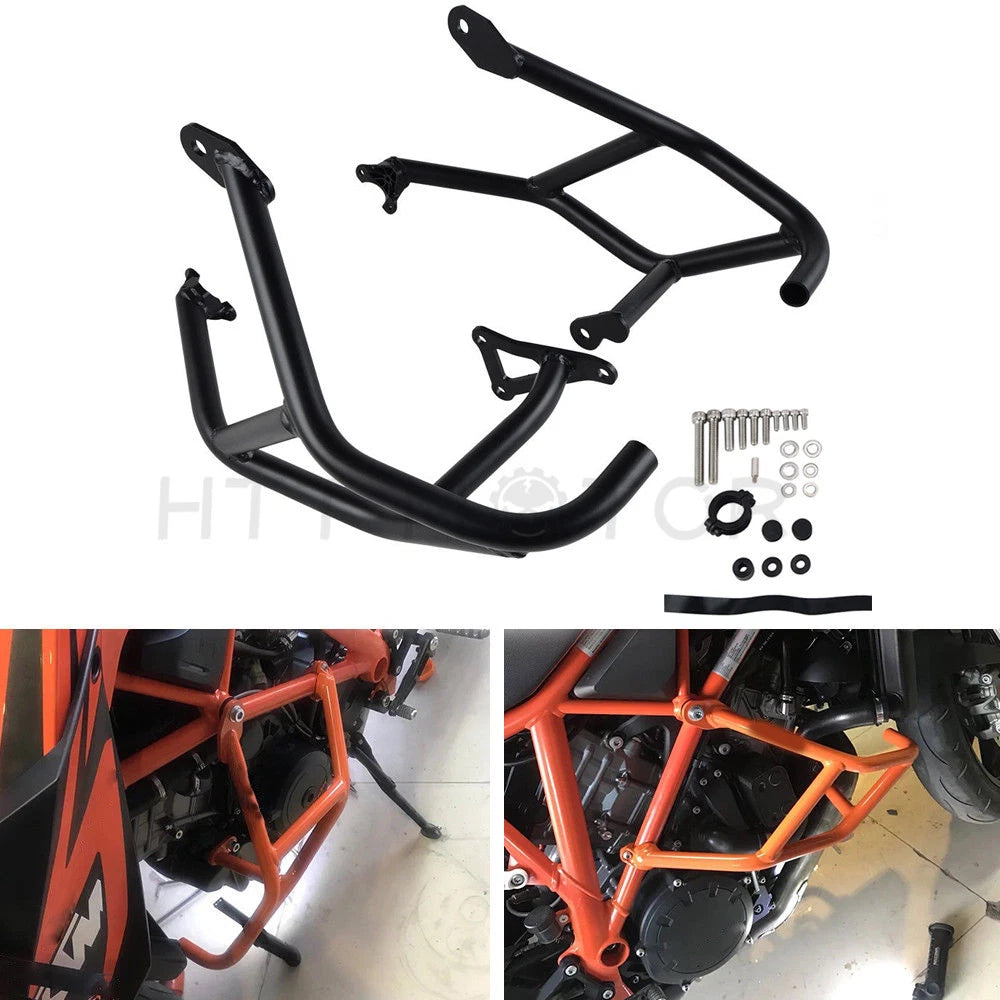 Sides Crash Bar Hoop Frame Bumper Guard for KTM 1290 Super Duke R GT (2014–2018)