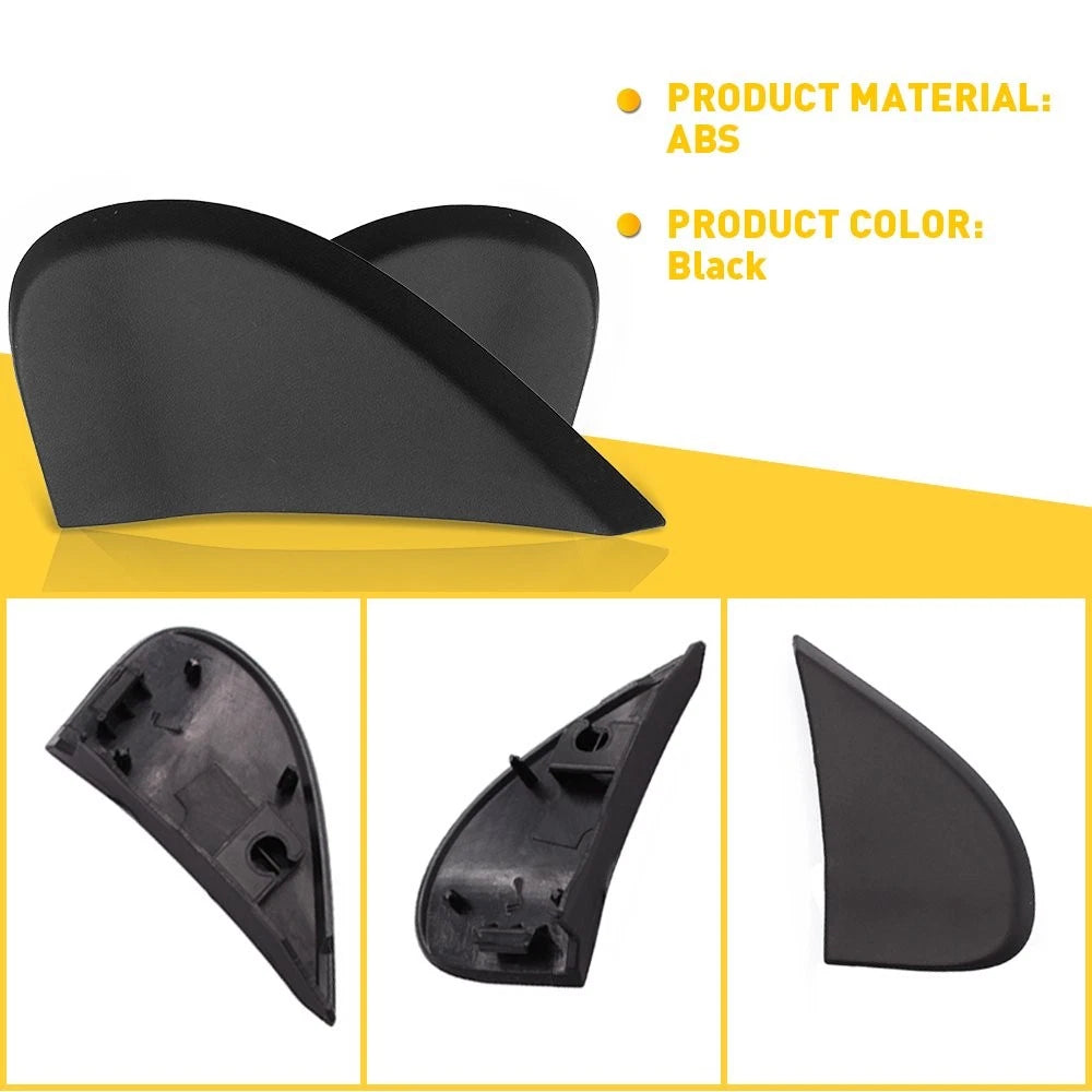 2X Fender Applique for Dodge Journey (2009–2020) Black ABS