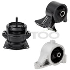 Set of 3 Engine Motor Mounts for Acura MDX / Honda Pilot (2001–2004)
