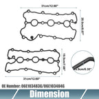 Engine Valve Cover Gaskets 06E103483G/06E103484G for Audi A6 Quattro (2005–2008)