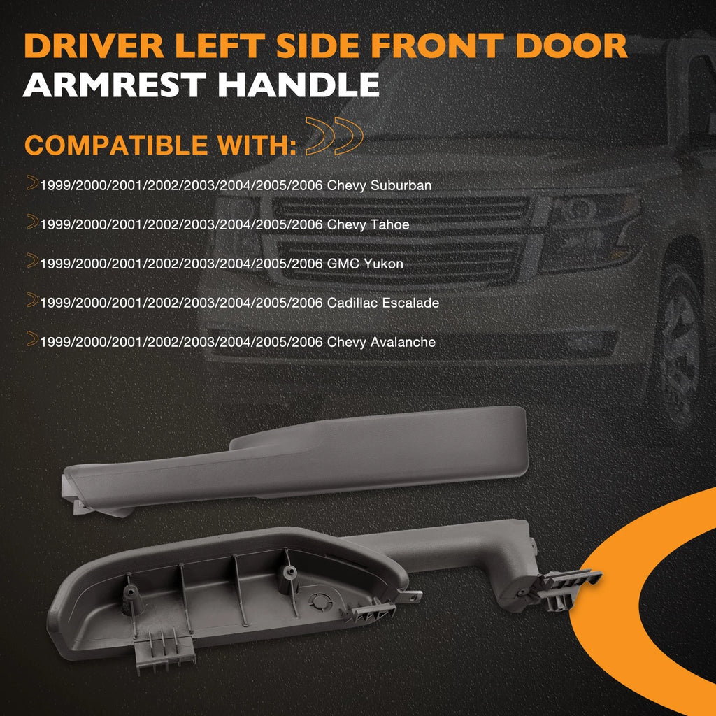 Door Armrest Handle Kit for Chevy Suburban GMC Cadillac (1999-2006)
