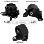 3X Engine Motor & Trans Mount for Honda Civic 2003–2005 (1.3L Hybrid)