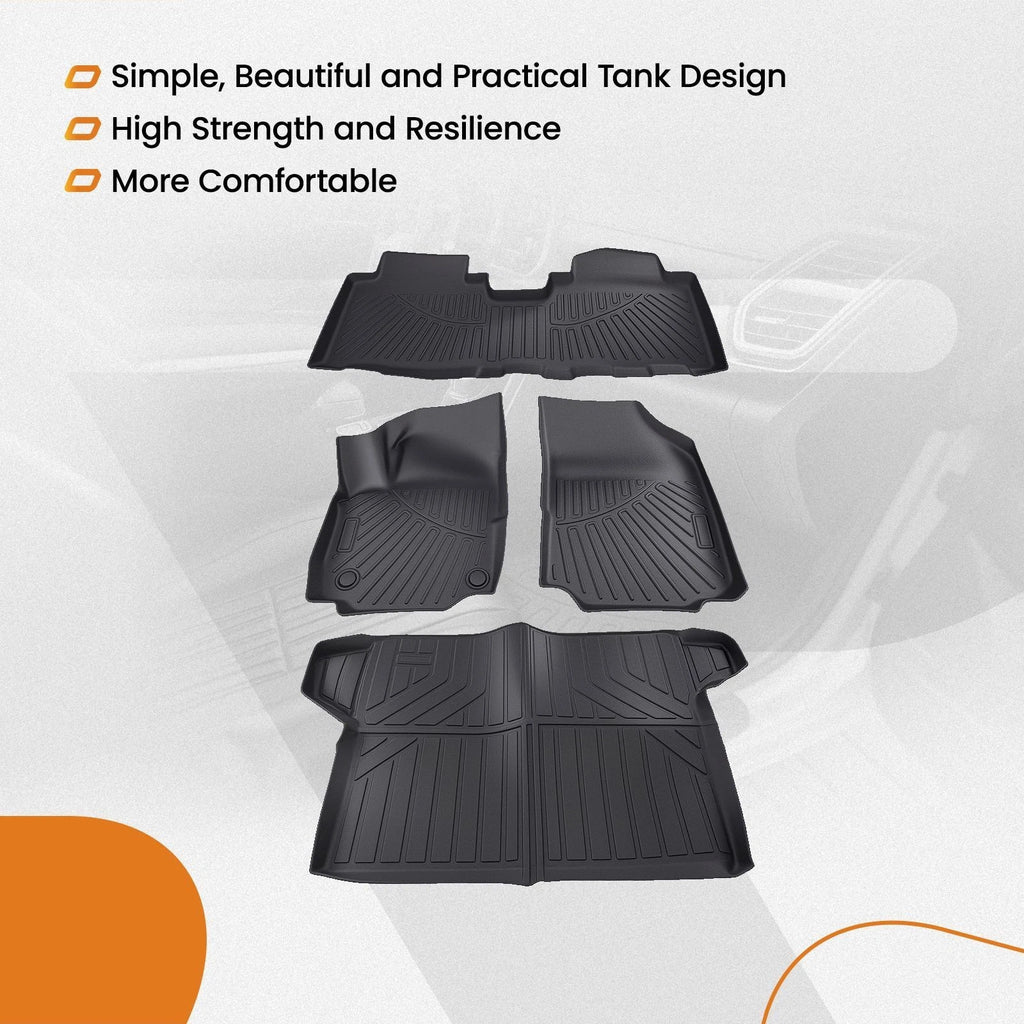 Floor Mats and Cargo Liner for Chevrolet Equinox (2018–2024) TPE Waterproof
