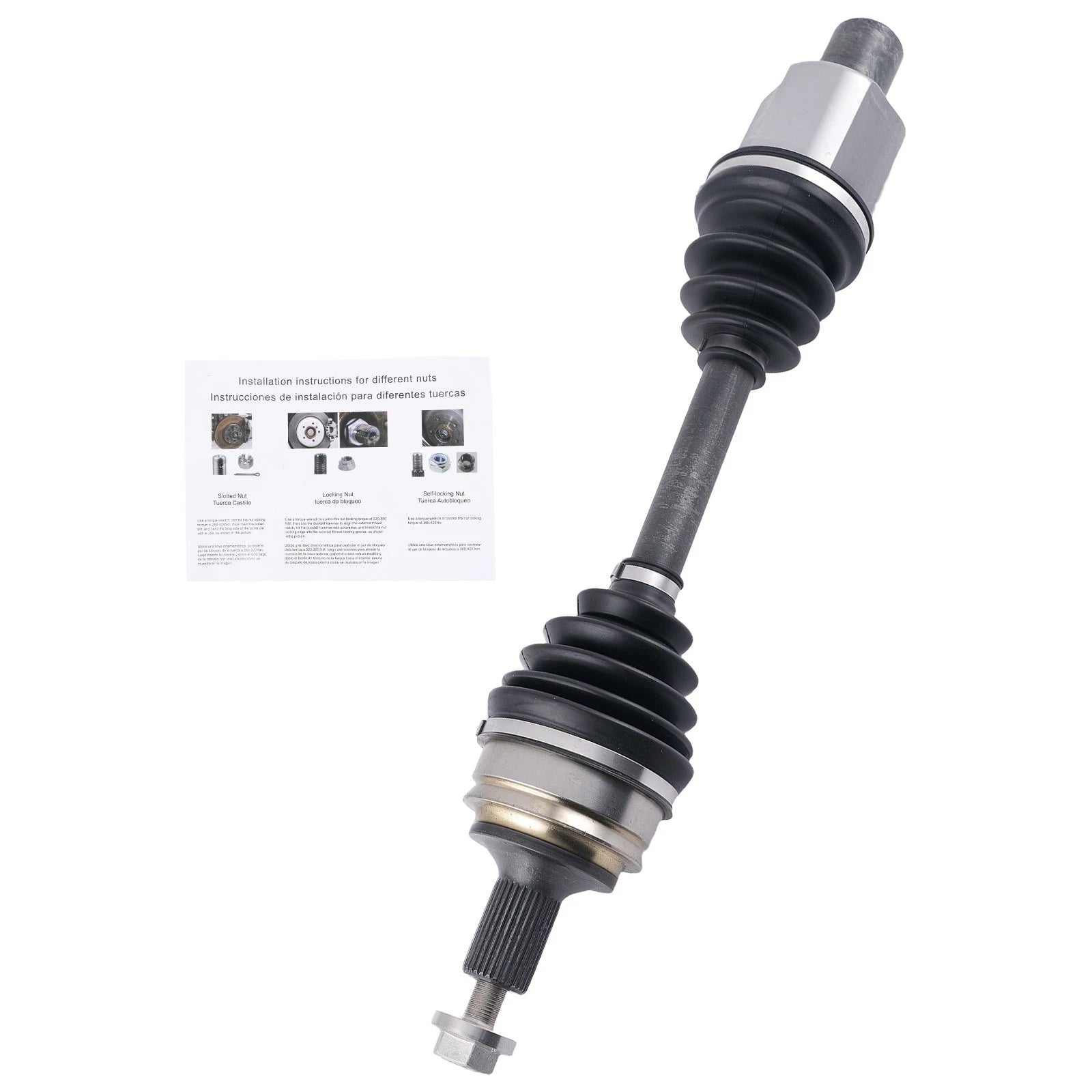 Front Left CV Axle Shaft Assembly for Mercedes C450 AMG 4Matic (2016–2016)