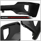 Front Bumper Face Bar for Chevy Silverado 1500 LD (2016–2019) w/ Fog Light Holes