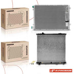 Aluminum Radiator & AC Condenser Cooling Kit for Kia Sorento (2003–2004)