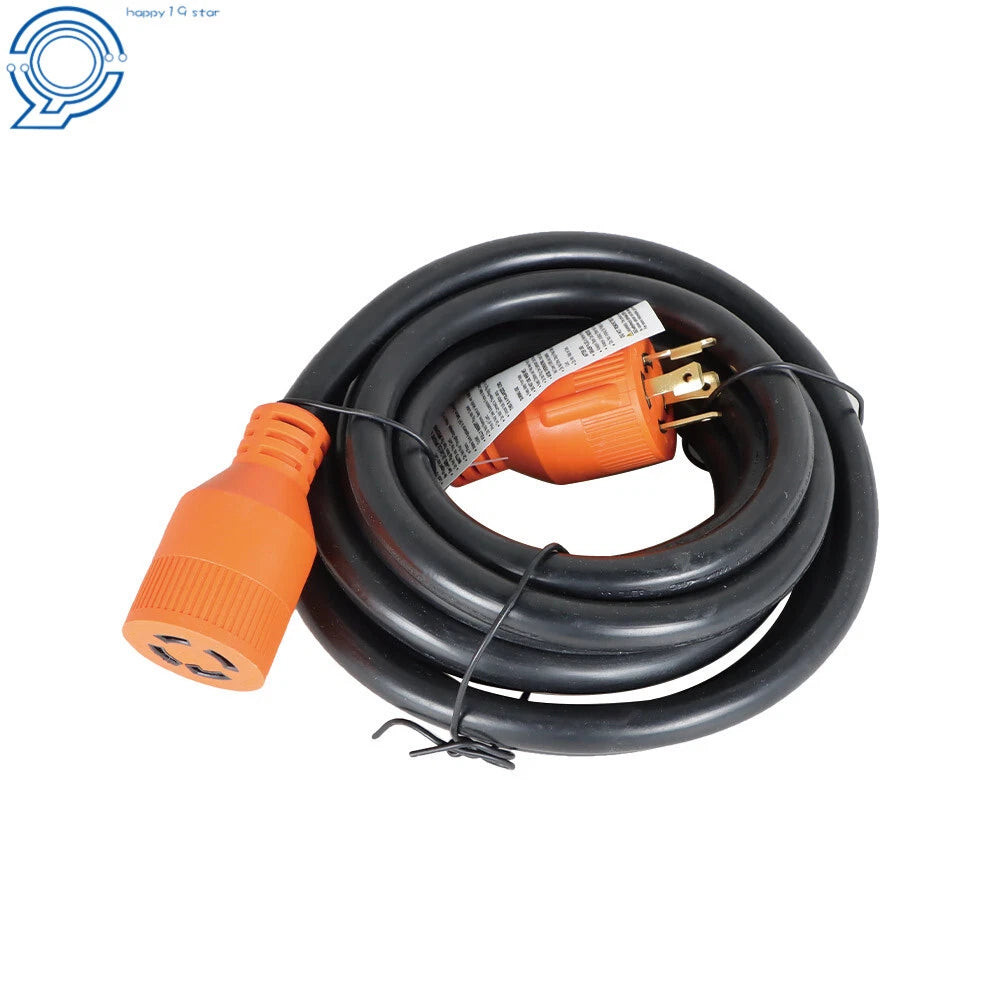 30 Amp Generator Extension Cable NEMA L14-30 P/R 10 Gauge (15 Feet)