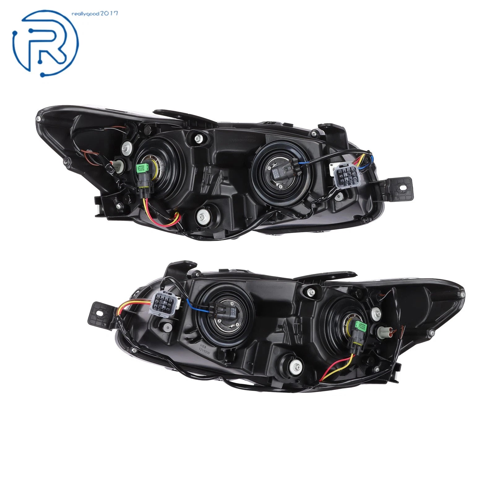 Chrome Housing Halogen Headlights for Subaru WRX (2015-2021)