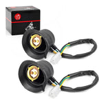 2 x Headlight Socket Cord for Yamaha Kodiak 400 YFM400A (1999–2002)