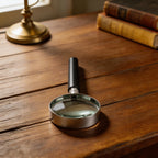 Metal Frame Handheld Magnifying Glass 50mm Lens for Professional Use