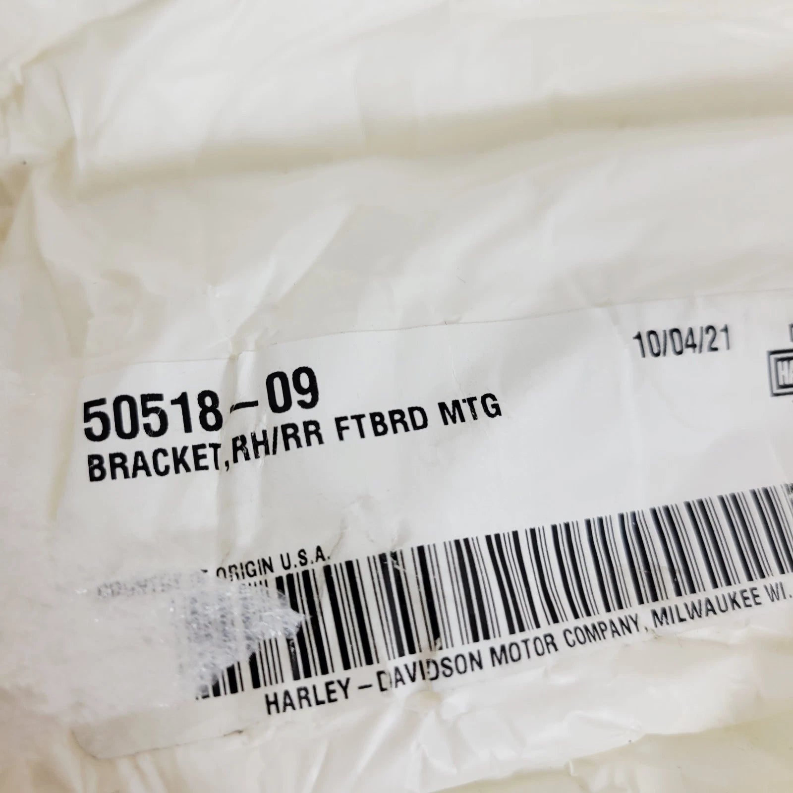 Left Rear Floorboard Bracket for Harley-Davidson Touring (2009–2023) 50518-09