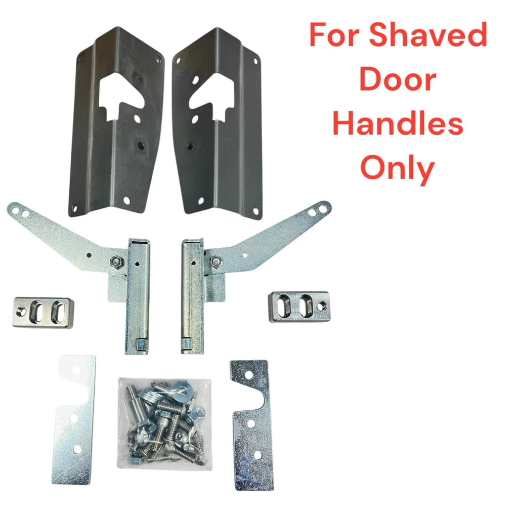 Bolt-In Bear Claw Door Latches Kit for Shaved 1940-1947 Ford Truck