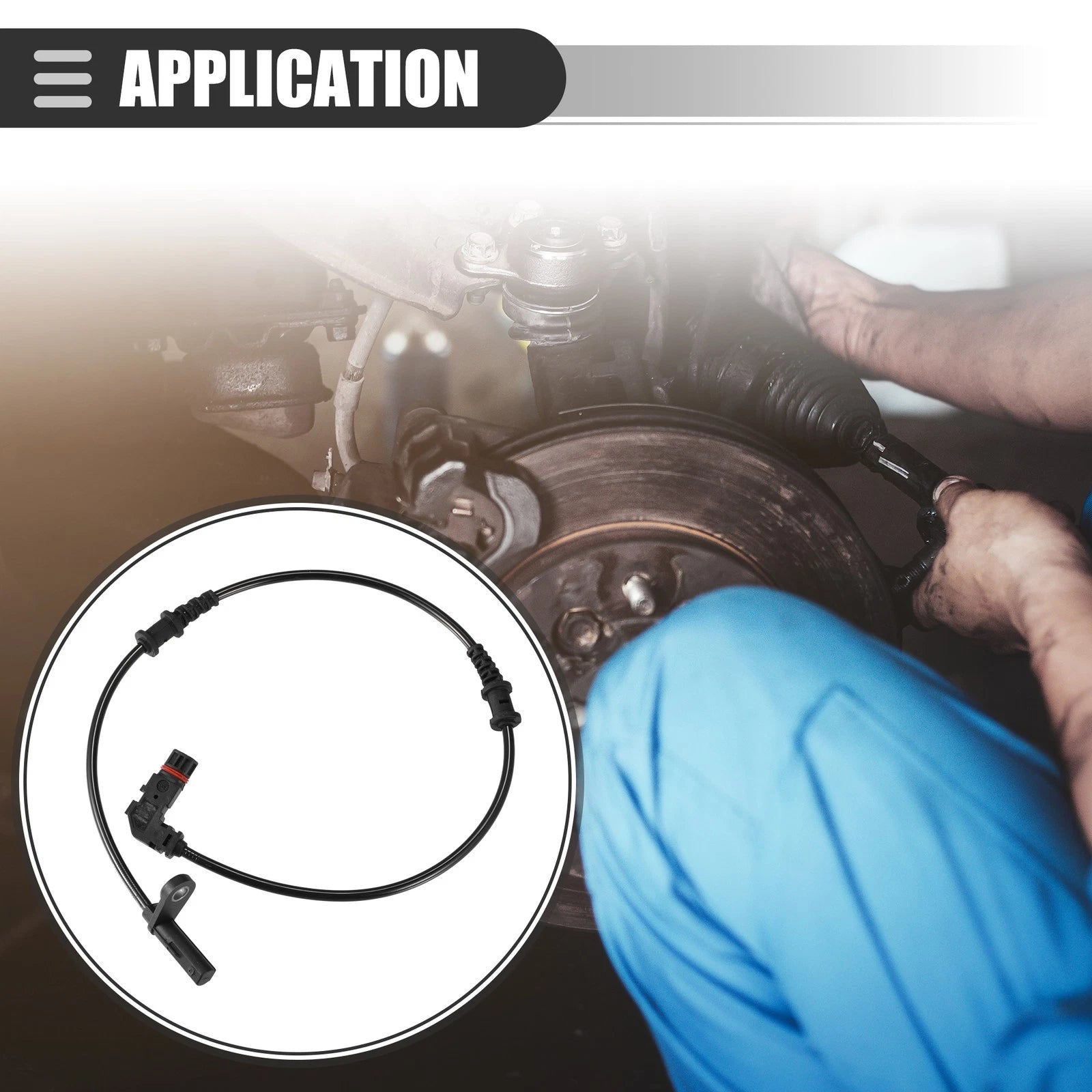 ABS Wheel Speed Sensor Set for Mercedes-Benz 