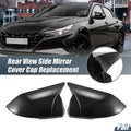 Pair Rearview Mirror Cover Overlay for Hyundai Elantra (Carbon Fiber)