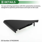 Front Left Pillar Corner Triangle Trim for Toyota Camry (2007–2011) No. 6749206040