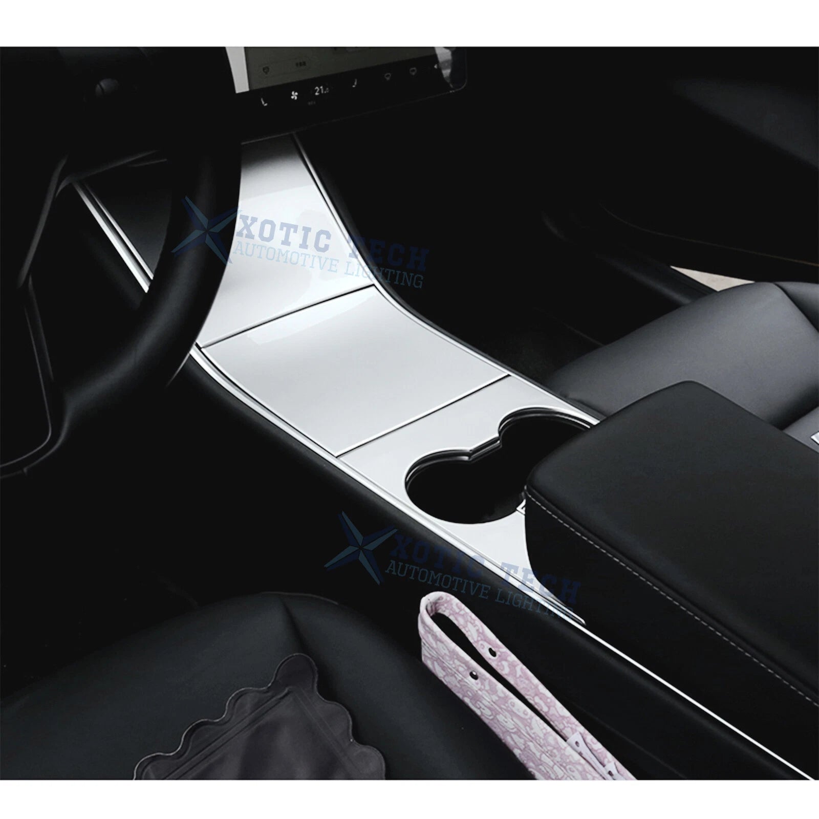 Cup Holder Decoration Cover for Tesla Model Y 3 (2017-2020)