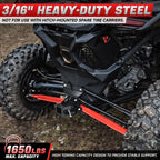 2" Rear Tow Hitch Receiver for Can-Am Maverick (2017–2023) - Black Powdercoat