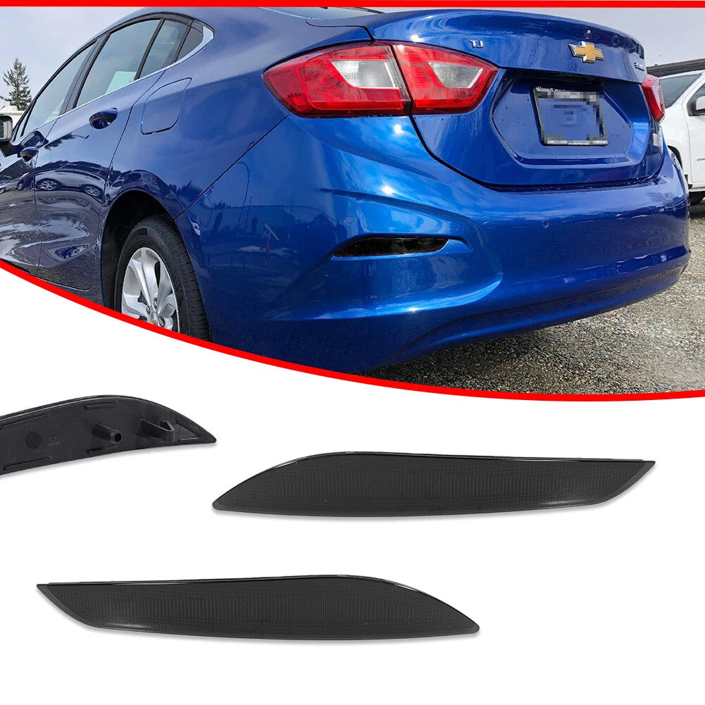 Set of 2 Rear Bumper Light Reflectors for Chevy Cruze (2016–2019)