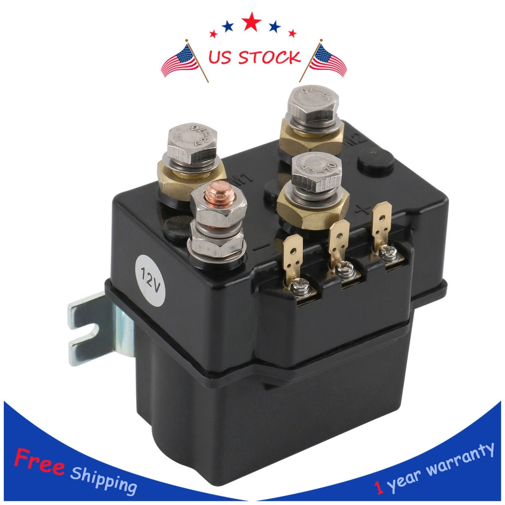 Heavy Duty Winch Relay Contactor for ATV UTV Truck (12V 500A)