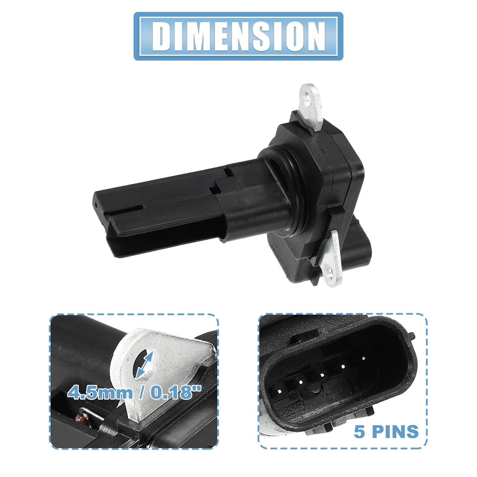 Mass Air Flow Sensor MAF for Lexus LS460 (2007–2012) No.22204-38010