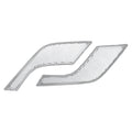 Set of 2 Chrome Hood Side Vent Grilles for Volvo VNL (2004–2016)