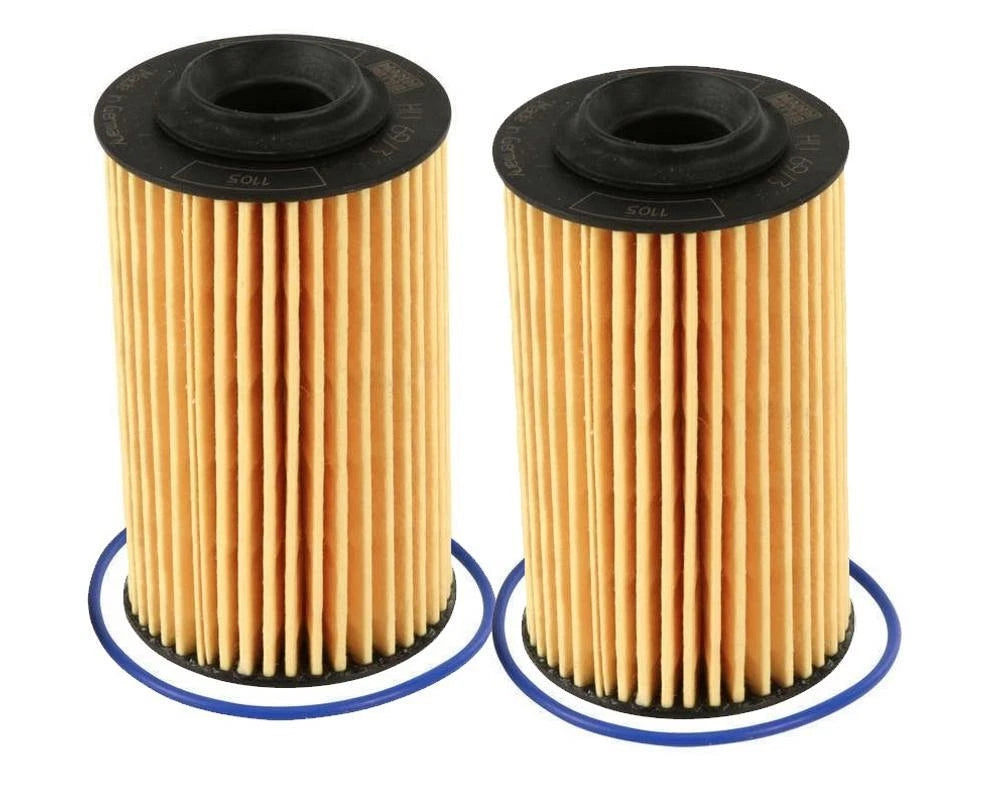 Set of 2 Mann Oil Filters for Cadillac ATS CTS Chevy GMC Saab Oldsmobile