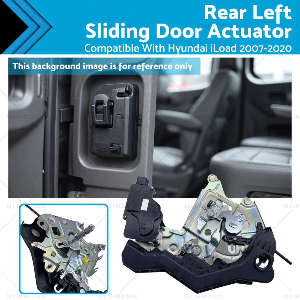 Rear Left Sliding Door Lock Actuator 5 Pins for Hyundai iLoad (2007–2020)
