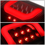 Red LED C-Bar Tail Brake Light Lamps for Ford Super Duty F150 (1999–2007)