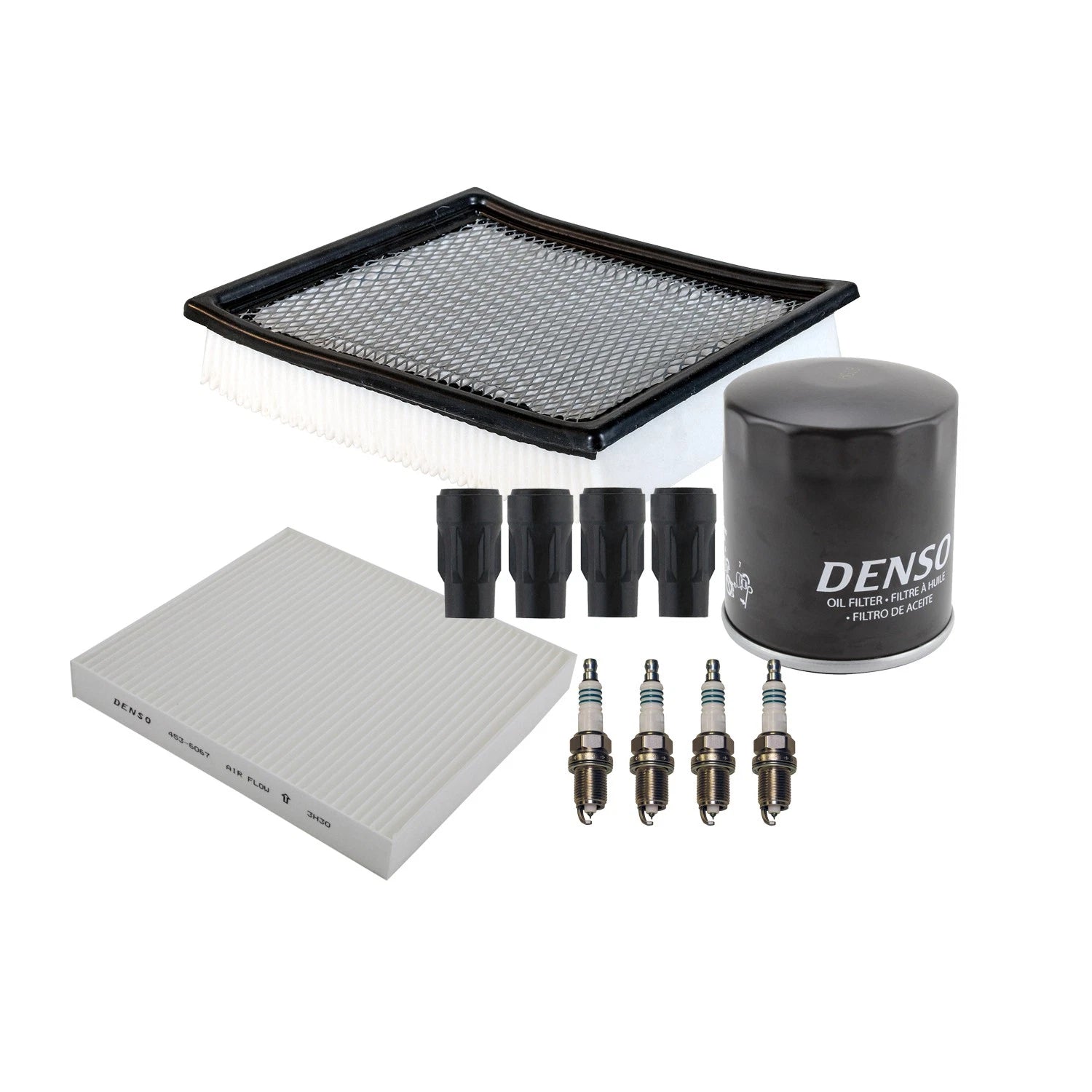Tune Up Kit 4 Spark Plugs & Boots for Dodge Journey (2009–2020)