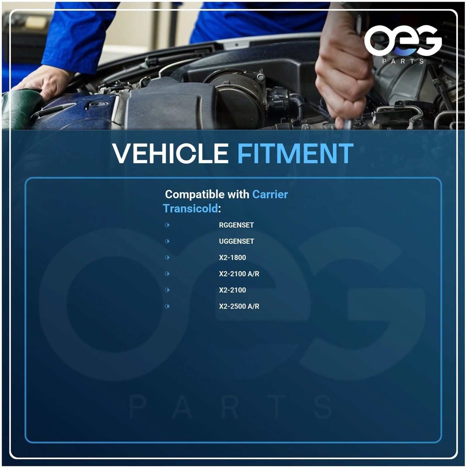 Starter for Carrier Transicold X2-1800 (Multiple Years)