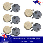 5 Pairs Resin Disc Brake Pads for JAK ZOOM MTB