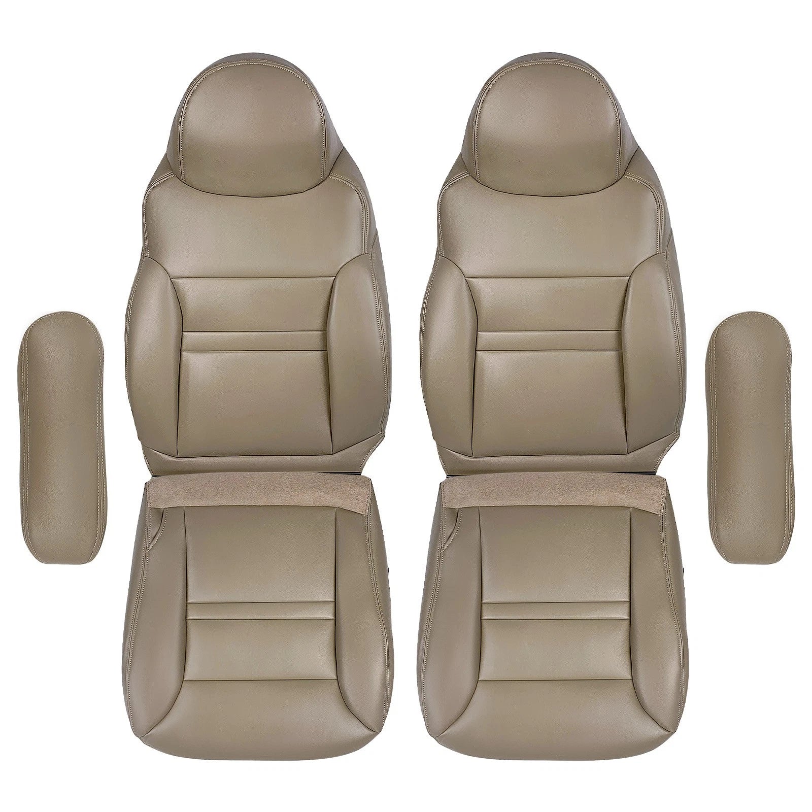 Leather Seat Covers for Ford Excursion Limited (2000–2001) - Tan