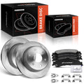 Rear Disc Brake Rotors & Ceramic Pads for Chevy Silverado 1500 (2001–2006)
