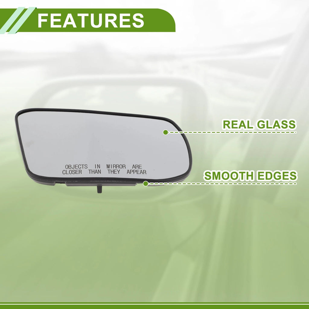 Set of 1 Right Passenger Side Mirror Glass for Nissan Altima (2007–2013) No. 96301JB15E
