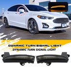 Smoked LED Dynamic Side Mirror Turn Signal Light for Ford Fusion (2013–2020)